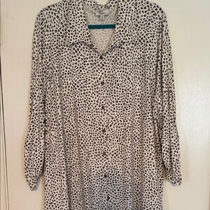 3x Kim Rogers blouse tunic stretch. Animal print